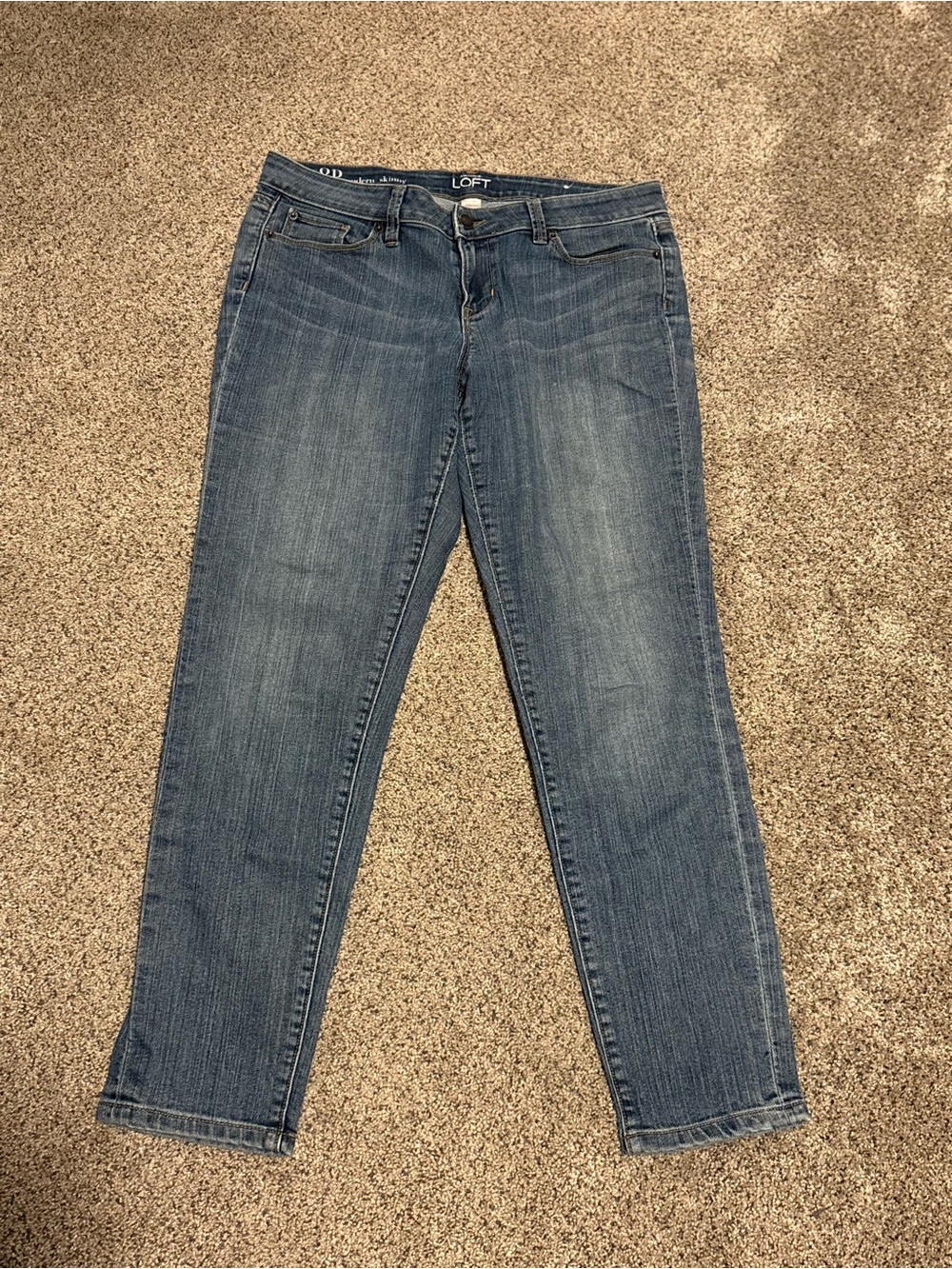 LOFT Women's Medium Blue Modern Skinny Jeans